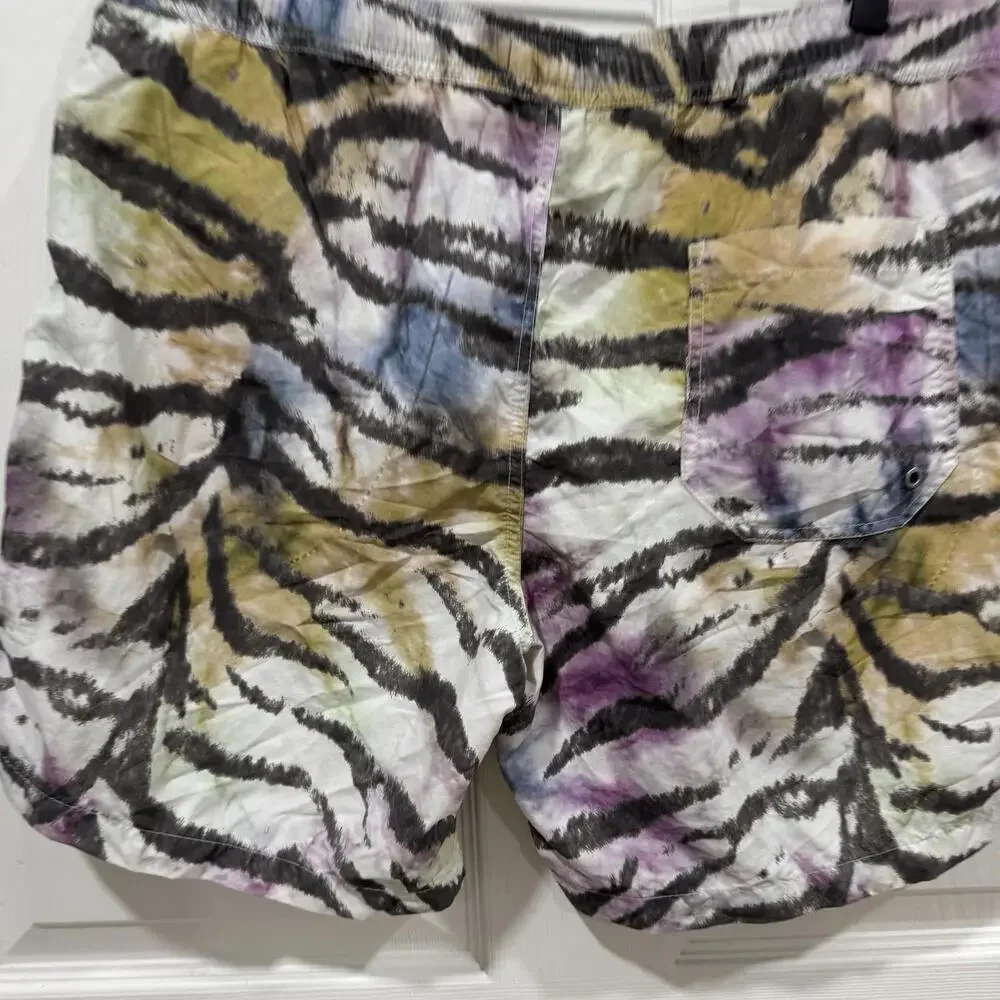 Men’s AllSaints tiger tie dye swim‎ shorts Multicolor Size Small S